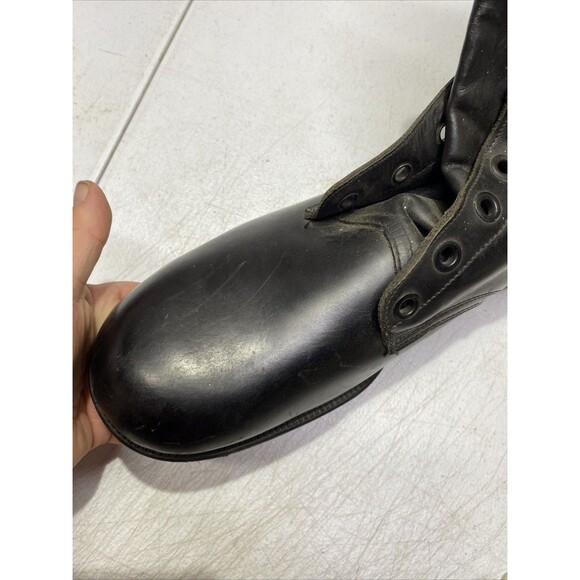 Genesco CIC Vintage US Military Combat Boots Black Leather Lace Up Size 12 N main image 6